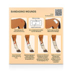 snögg Animal Care Foam Bandage – adhäsiv Schaumverband mit einseitiger Klebefläche