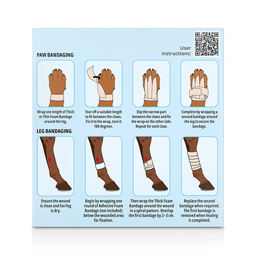 snögg Animal Care Foam Bandage – nicht adhäsiv Schaumverband Packung
